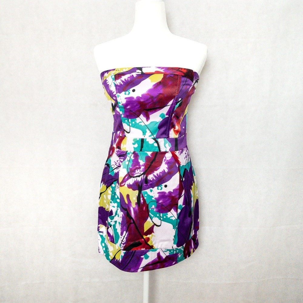 NWOT Multicolor mini dress